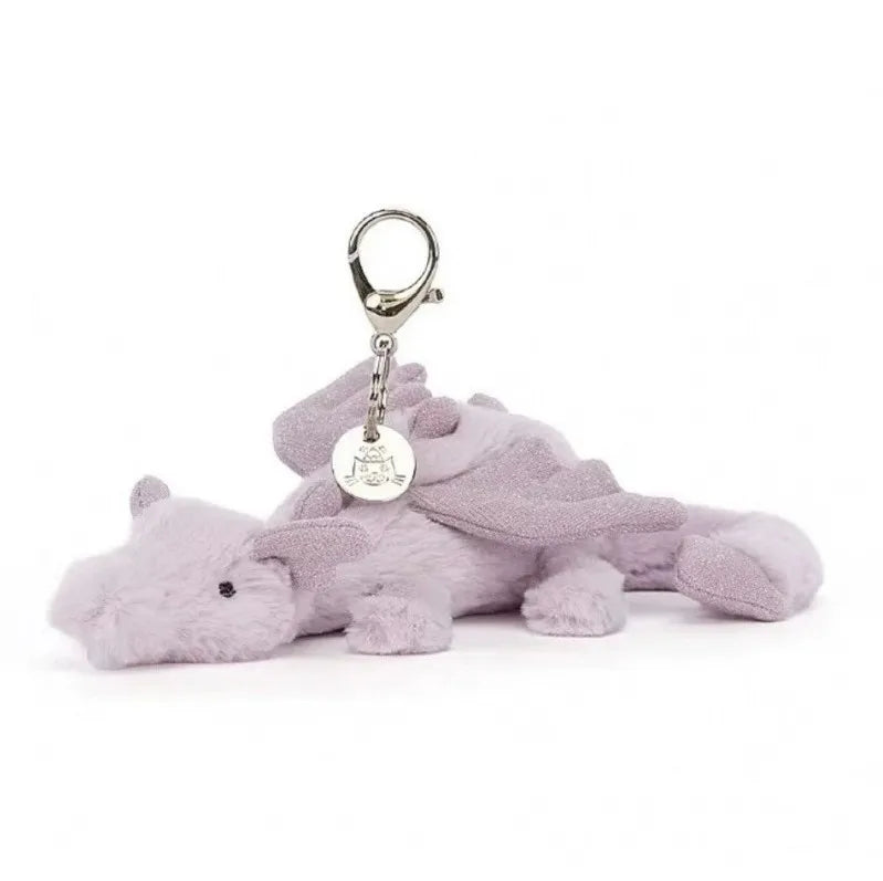 🐷 Fluffy Little Piggy Plush Keychain – Sweet Kawaii Soft Bag Charm