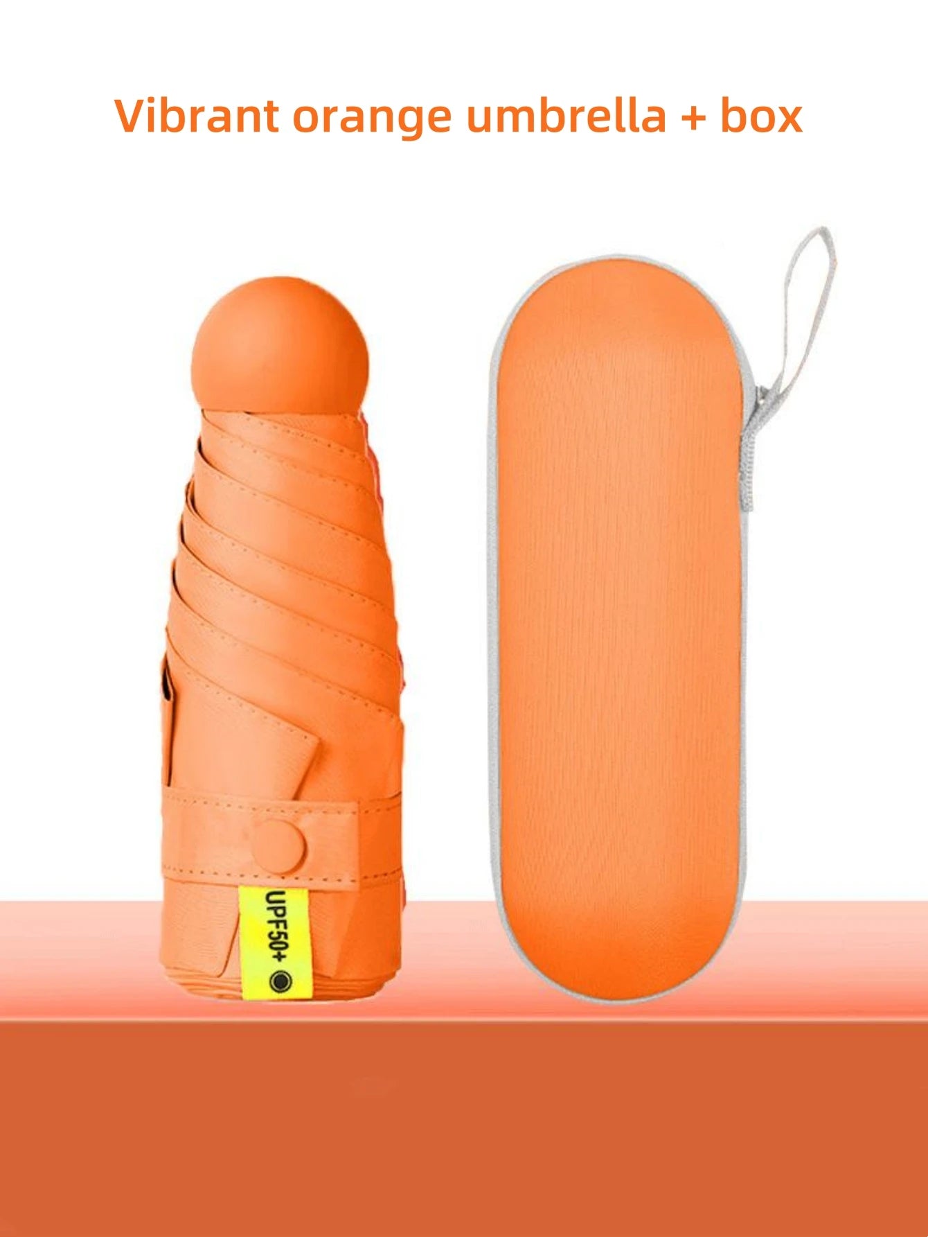 ☀️ Mini UPF 50+ UV Sun & Rain Pocket Umbrella – Cute Compact Capsule Travel Umbrella