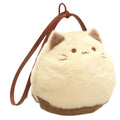 🐱 Cozy Plush Kitty Satchel Bag – Soft Felt Tabby Cat Shoulder Purse