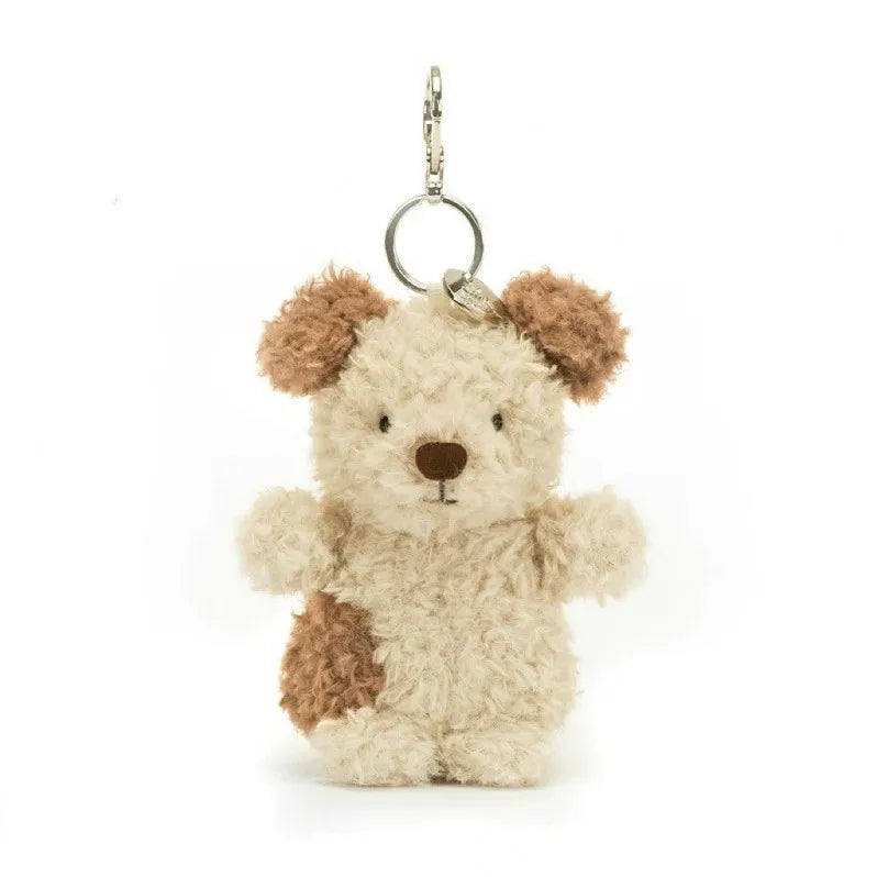 🐷 Fluffy Little Piggy Plush Keychain – Sweet Kawaii Soft Bag Charm