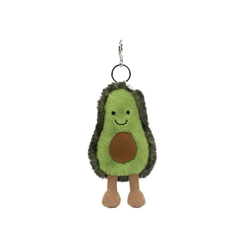 🐷 Fluffy Little Piggy Plush Keychain – Sweet Kawaii Soft Bag Charm