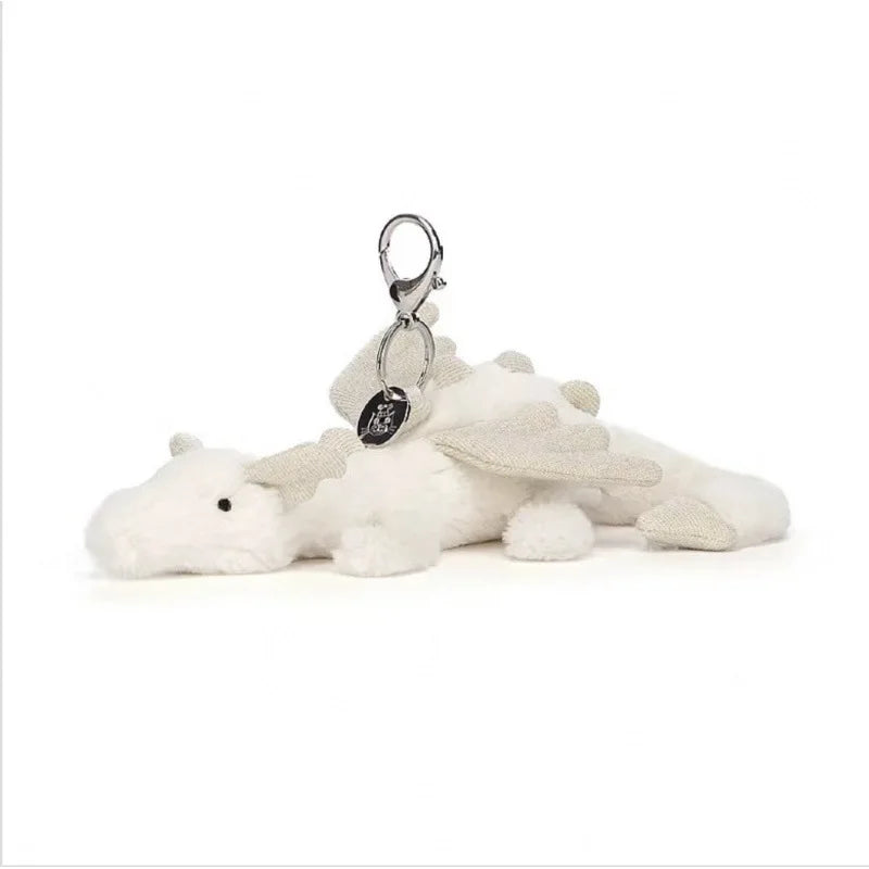 🐷 Fluffy Little Piggy Plush Keychain – Sweet Kawaii Soft Bag Charm